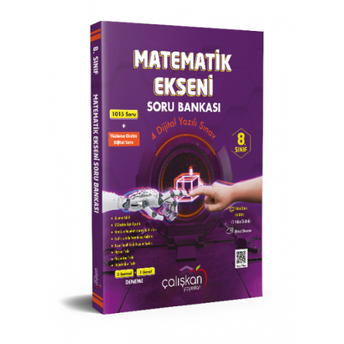 Çalışkan Yayınları 8. Sınıf Matematik Ekseni Soru Bankası Komisyon