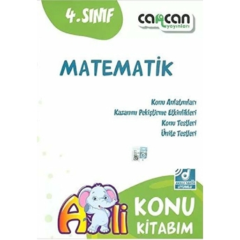 Cancan 4. Sınıf Matematik Afilli Konu Kitabım (Yeni) Kolektıf