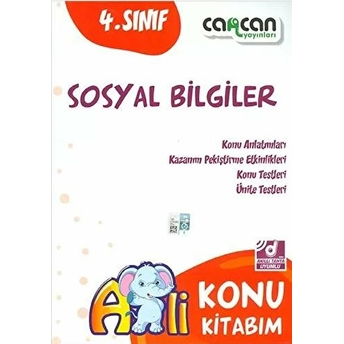 Cancan 4. Sınıf Sosyal Bilgiler Afilli Konu Kitabım (Yeni) Kolektıf