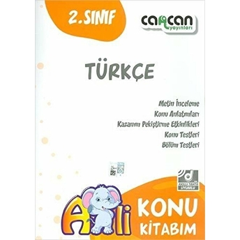 Cancan Yayınları Türkçe Konu Kitabım 2. Sınıf