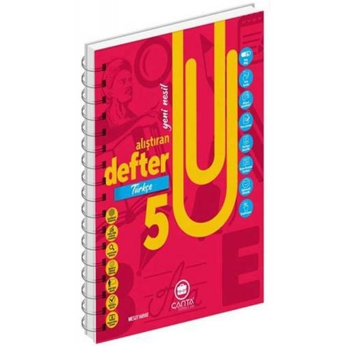 Çanta 5.Sınıf Türkçe Okula Yardımcı Alıştıran Defter