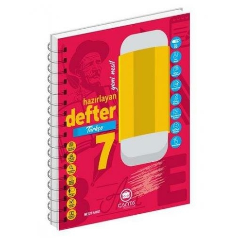 Çanta 7 Sınıf Türkçe Defter