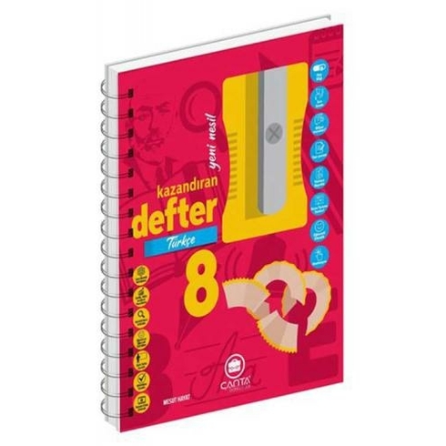 Çanta 8. Sınıf Türkçe Öğreten Defter