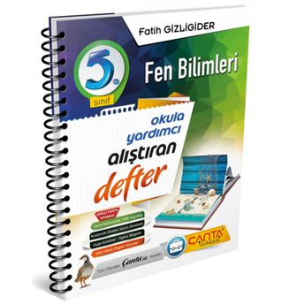 Çanta Yayınları 5. Sınıf Fen Bilimleri Alıştıran Defter Fatih Gizligider