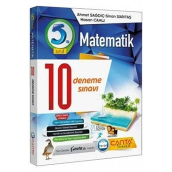 Çanta Yayınları 5. Sınıf Matematik 10 Deneme Ahmet Sağdıç