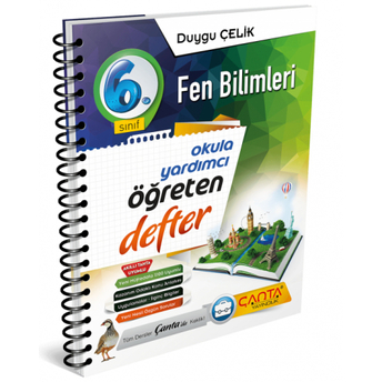 Çanta Yayınları 6. Sınıf Fen Bilimleri Öğreten Defter Duygu Çelik