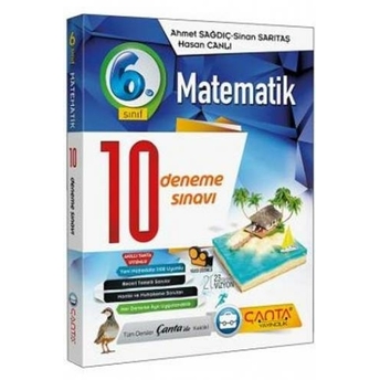 ​Çanta Yayınları 6. Sınıf Matematik 10 Deneme Hasan Canlı