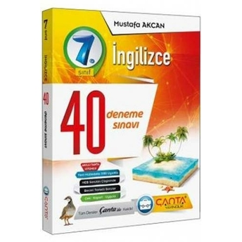 ​Çanta Yayınları 7. Sınıf Ingilizce 40 Deneme Mustafa Akçan