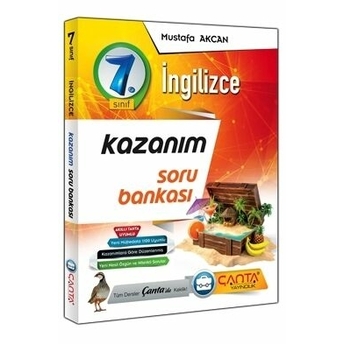 Çanta Yayınları 7. Sınıf Ingilizce Kazanım Soru Bankası Mustafa Akçan