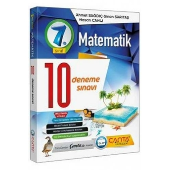 ​Çanta Yayınları 7. Sınıf Matematik 10 Deneme Hasan Canlı