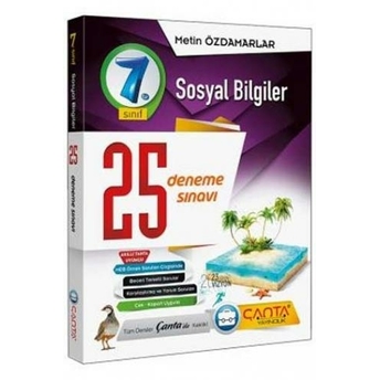 ​Çanta Yayınları 7. Sınıf Sosyal Bilgiler 25 Deneme Metin Özdamarlar