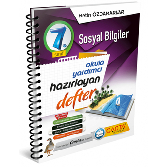 Çanta Yayınları 7. Sınıf Sosyal Bilgiler Hazırlayan Defter Metin Özdamarlar