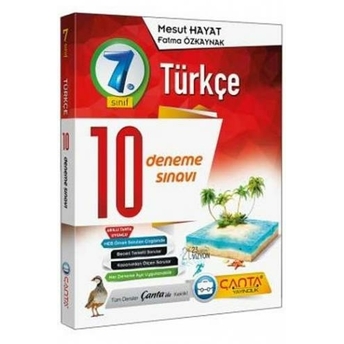 ​Çanta Yayınları 7. Sınıf Türkçe 10 Deneme Fatma Özkaynak