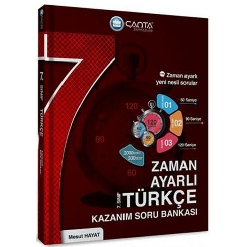 Çanta Yayınları 7 Sınıf Türkçe Zaman Ayarlı Kazanım Soru Bankası