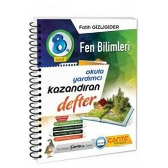 Çanta Yayınları 8. Sınıf Fen Bilimleri Kazandıran Defter Fatih Gizligider