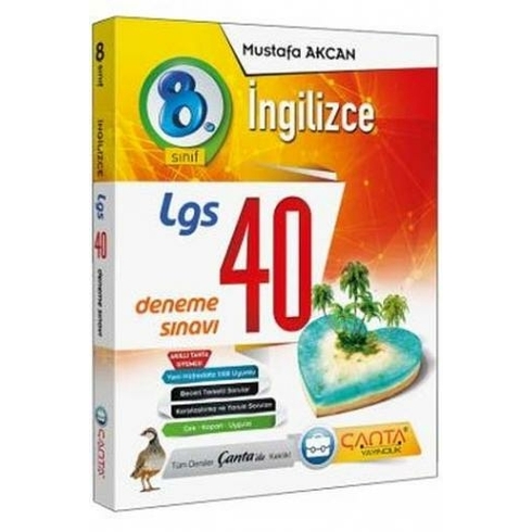 Çanta Yayınları 8. Sınıf Lgs Ingilizce 40 Deneme Mustafa Akçan