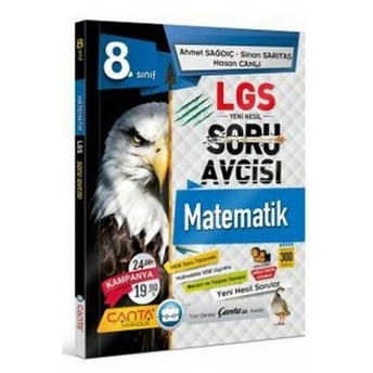 ​Çanta Yayınları 8. Sınıf Lgs Matematik Soru Avcısı Ahmet Sağdıç