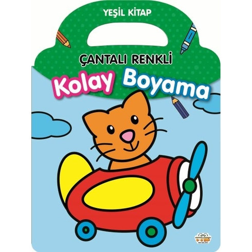 Çantalı Renkli Kolay Boyama- Yeşil Kitap Kolektif