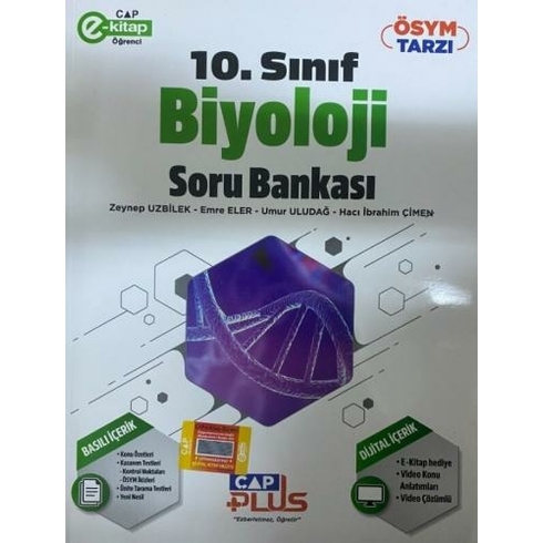 Çap 10. Sınıf Anadolu Lisesi Biyoloji Soru Bankası 2023