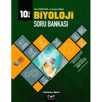 Çap Yayınları 10. Sınıf Anadolu Lisesi Biyoloji Soru Bankası Ebru Peker Içen