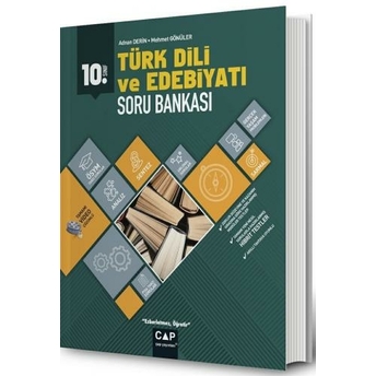 Çap Yayınları 10. Sınıf Anadolu Lisesi Türk Dili Ve Edebiyatı Soru Bankası Mehmet Gönüler