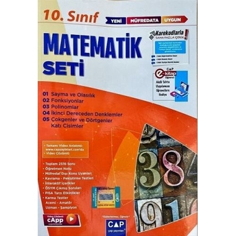 Çap Yayınları 10. Sınıf Anadolu Matematik Seti Komisyon