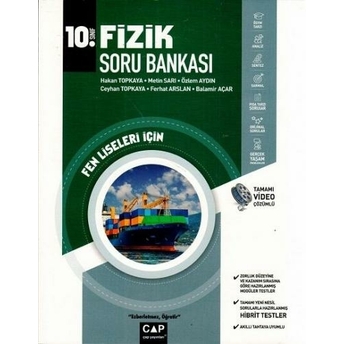 Çap Yayınları 10. Sınıf Fen Lisesi Fizik Soru Bankası Hakan Topkaya