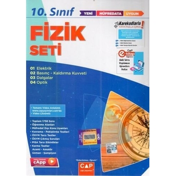 Çap Yayınları 10. Sınıf Fizik Anadolu Seti Komisyon