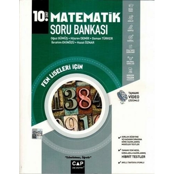 Çap Yayınları 10. Sınıf Matematik Fen Lisesi Soru Bankası Oğuz Gümüş