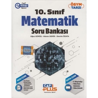 Çap Yayınları 10. Sınıf Matematik Soru Bankası Oğuz Gümüş