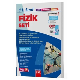 Çap Yayınları 11. Sınıf Anadolu Lisesi Fizik Seti Komisyon