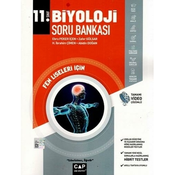 Çap Yayınları 11. Sınıf Biyoloji Fen Lisesi Soru Bankası Zafer Gülsar