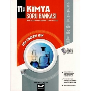 Çap Yayınları 11. Sınıf Fen Lisesi Için Kimya Soru Bankası Halit Şengül