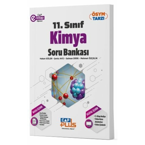 Çap Yayınları 11. Sınıf Kimya Soru Bankası Çap Yayınları