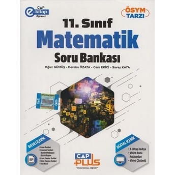 Çap Yayınları 11. Sınıf Matematik Soru Bankası Oğuz Gümüş