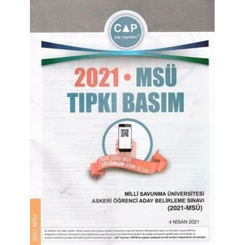 Çap Yayınları 2021 Msü Tıpkı Basım Komisyon