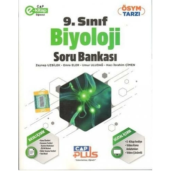 Çap Yayınları 9. Sınıf Anadolu Biyoloji Soru Bankası Komisyon