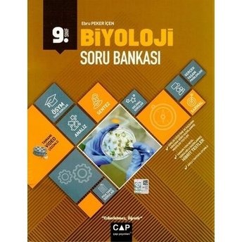 Çap Yayınları 9. Sınıf Anadolu Lisesi Biyoloji Soru Bankası Ebru Peker Içen