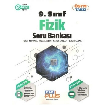 Çap Yayınları 9. Sınıf Anadolu Lisesi Fizik Plus Soru Bankası Hakan Topkaya