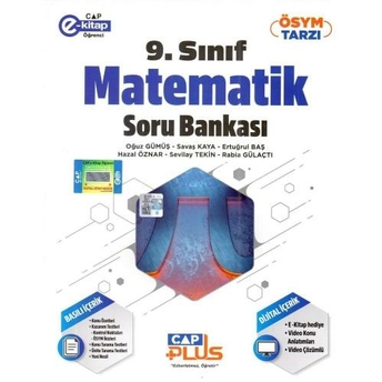 Çap Yayınları 9. Sınıf Anadolu Lisesi Matematik Plus Soru Bankası Komisyon