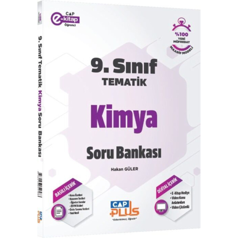 Çap Yayınları 9. Sınıf Kimya Tematik Soru Bankası Hakan Güler