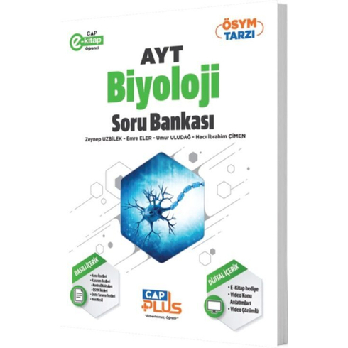 Çap Yayınları Ayt Biyoloji Plus Serisi Soru Bankası Zeynep Uzbilek