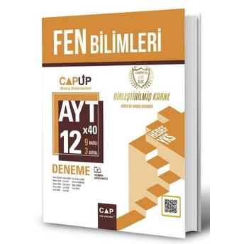 Çap Yayınları Ayt Fen Bilimleri 12 X 40 Up Deneme Komisyon