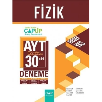 Çap Yayınları Ayt Fizik 30 X 14 Up Deneme Erdal Şahin