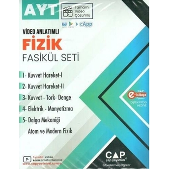 Çap Yayınları Ayt Fizik Seti Komisyon