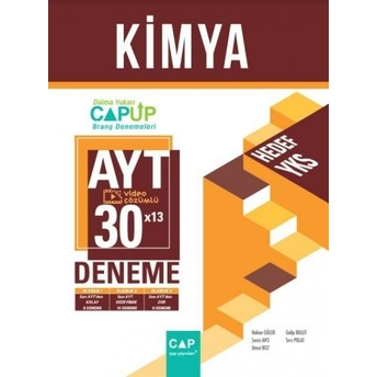 Çap Yayınları Ayt Kimya 30 X 13 Up Deneme Hakan Güler