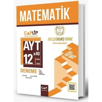 Çap Yayınları Ayt Matematik 12 X 40 Up Deneme Komisyon