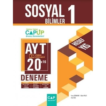 Çap Yayınları Ayt Sosyal Bilimler 1 Up 30 X 20 Deneme Komisyon