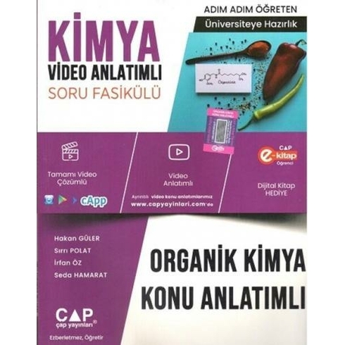 Çap Yayınları Çap Organik Kimya Konu Anlatımlı 2023