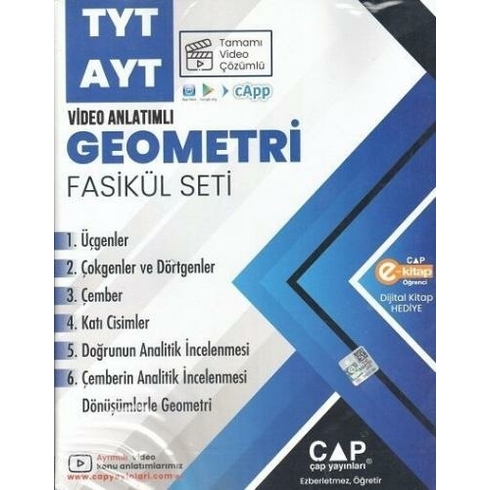 Çap Yayınları Çap Tyt Ayt Geometri Seti 2023